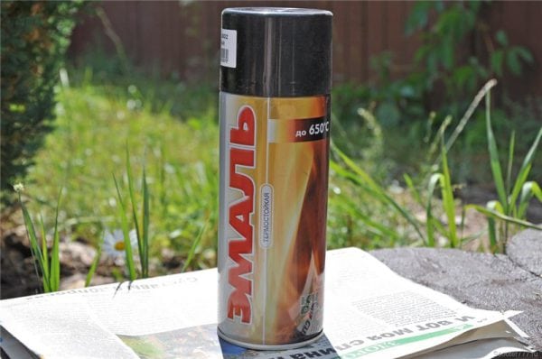 pintura en aerosol resistente al calor