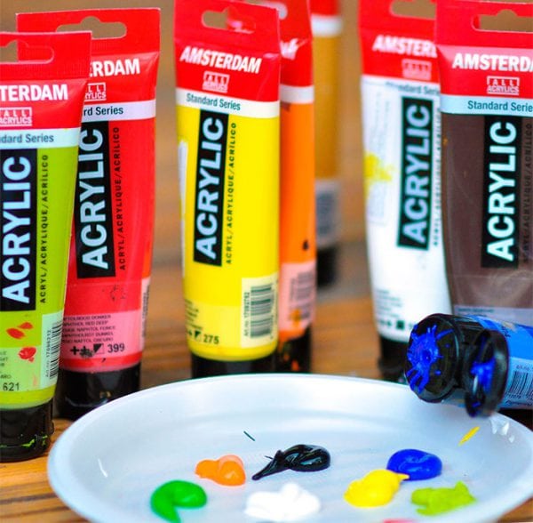 Waterborne paints for artists