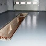Garage concrete floor painting