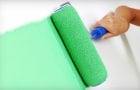 Paint roller for working with water-based paints