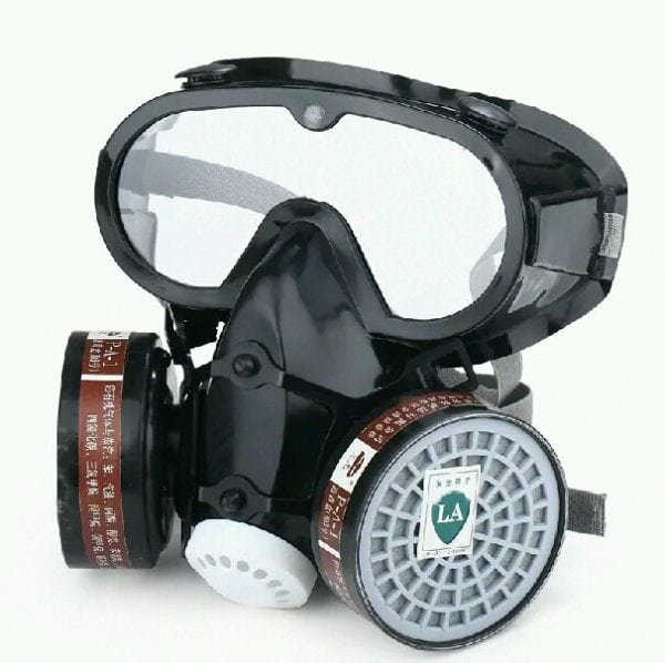 Atemschutzmaske - Schutzbrille