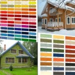 Wählen Sie Farbtöne und -farben für die Fassade des Hauses