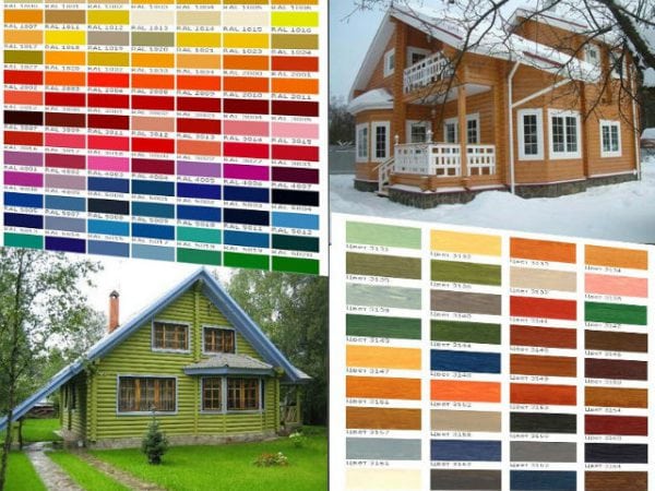 Wählen Sie Farbtöne und -farben für die Fassade des Hauses