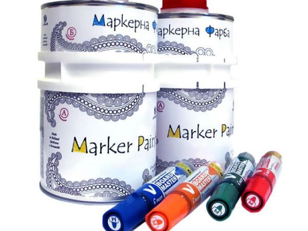Marker paint for walls and ceilings