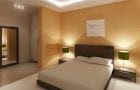 חדר שינה בצבעי פסטל