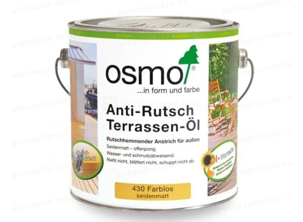 Olie voor terrasvloeren Osmo Anti-Rutsch