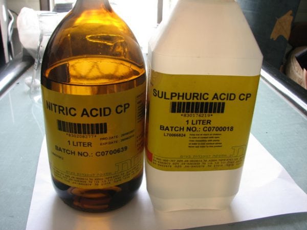 Acid sulfuric pentru oxidare conform metodei Buturlin