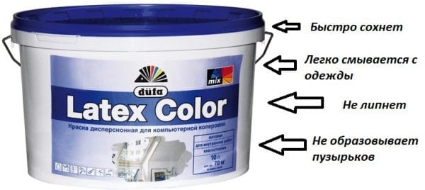 A latex festék előnyei
