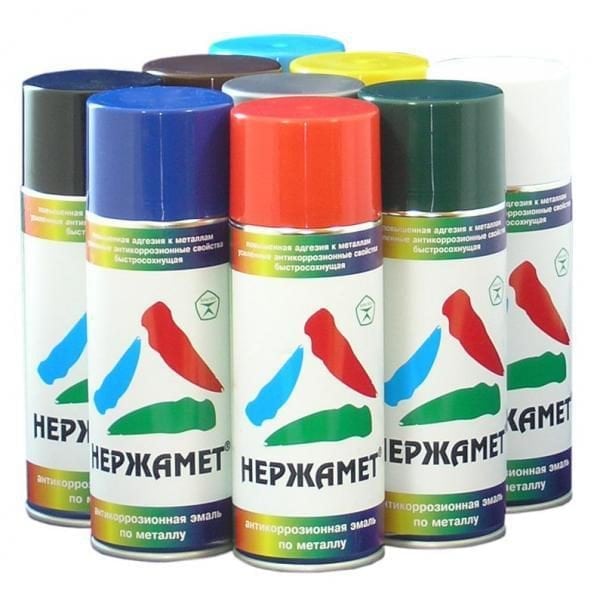 Spray paints for metal surfaces
