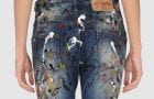Limpieza de jeans de pintura