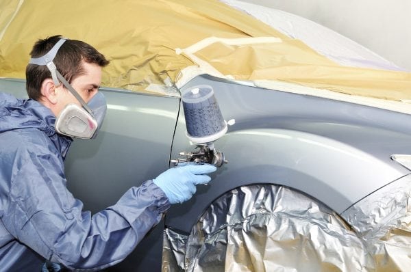 Pintura de automóviles con esmalte nitro