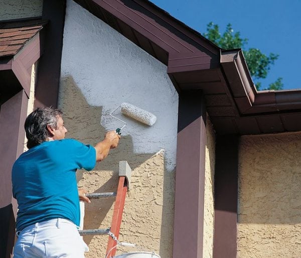Боядисване на фасади с устойчива на износване боя