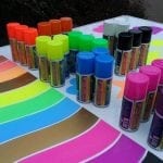 Chalk paint in spray cans