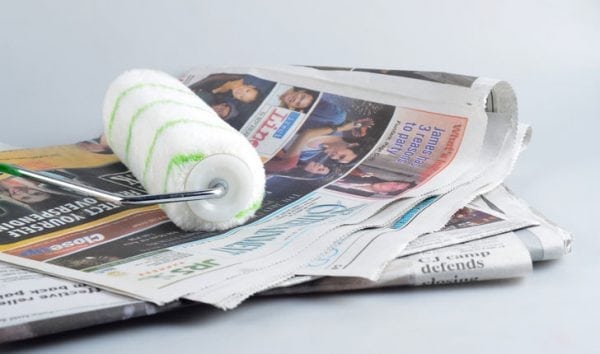 Čišćenje valjka za novine