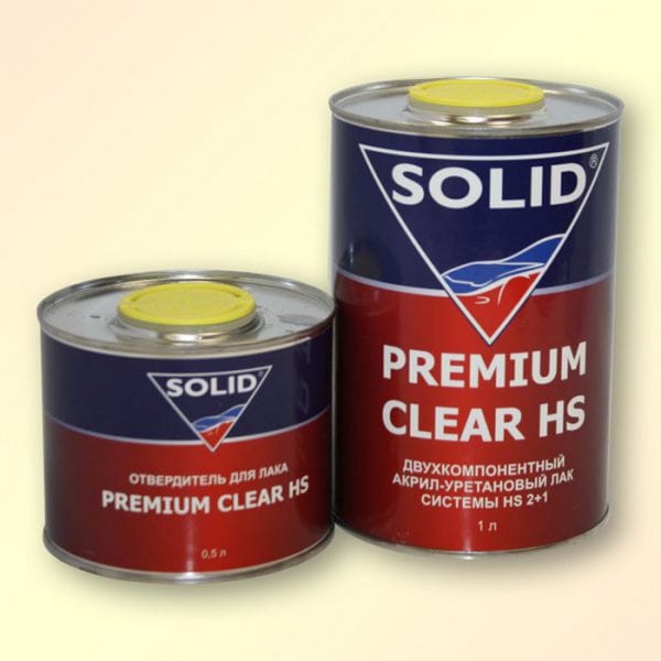 Kétkomponensű akril poliuretán lakk Premium Clear HS