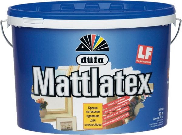 Mattlatex Dufa اللاتكس الطلاء للزجاج