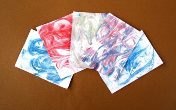 Marble paper coloring