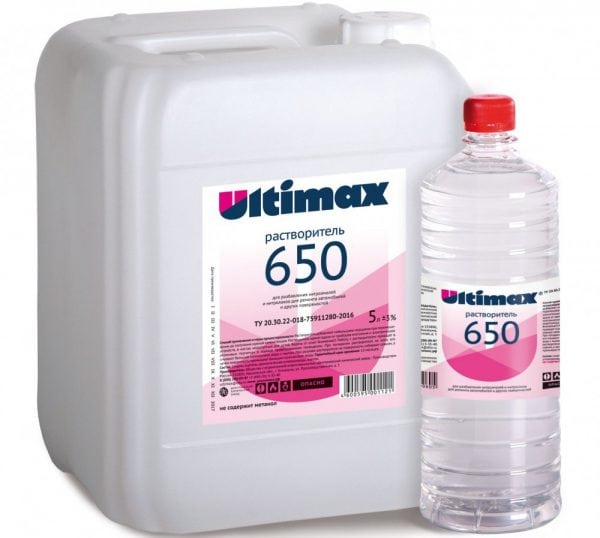 R-650 solvent is used for diluting enamels