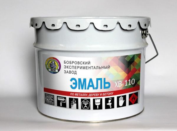 Emaille ХВ-110 van de Bobrovsky-experimentele plant