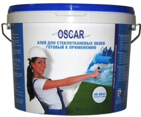 Ready-to-use adhesive for fiberglass wallpaper