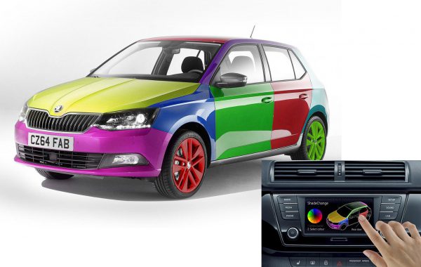 The use of paramagnetic paint allows you to change the color of the car