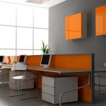 مكتب غرفة اللون