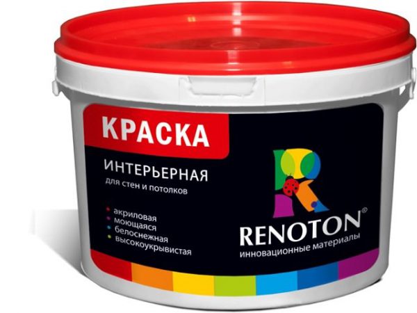 Interior acrylic water-based paint