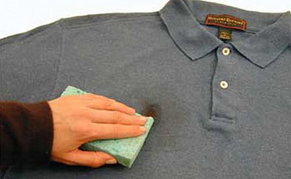 Cleaning clothes from rust spots