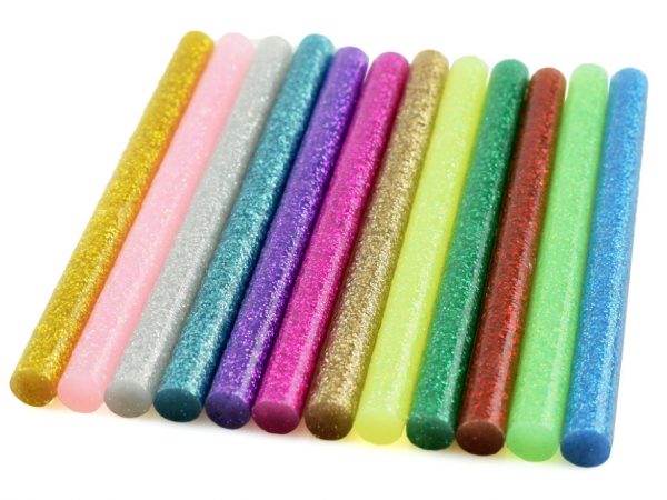 Colored hot-melt rods