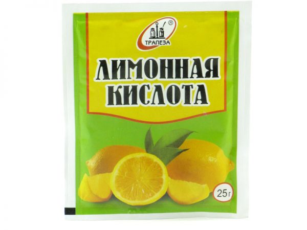 A citromsav jó eredményeket ad.