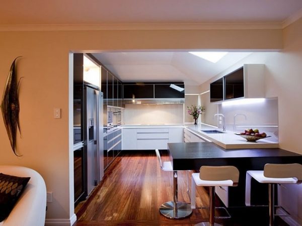 การออกแบบห้องครัวไม่มีหน้าต่าง