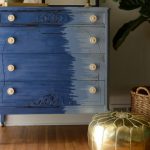 Ombre style furniture restoration