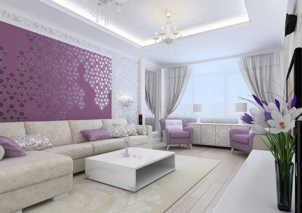 Lavender in a modern style