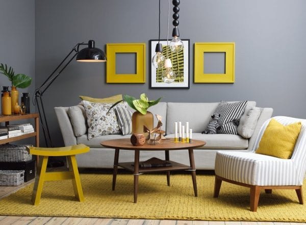 Using yellow can revitalize the interior.