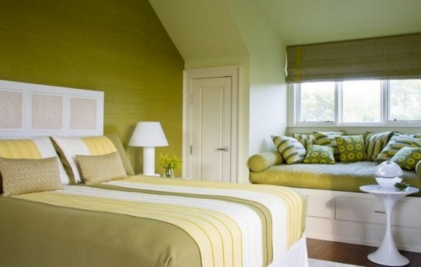 Die Verwendung von Oliven in der Gestaltung des Schlafzimmers