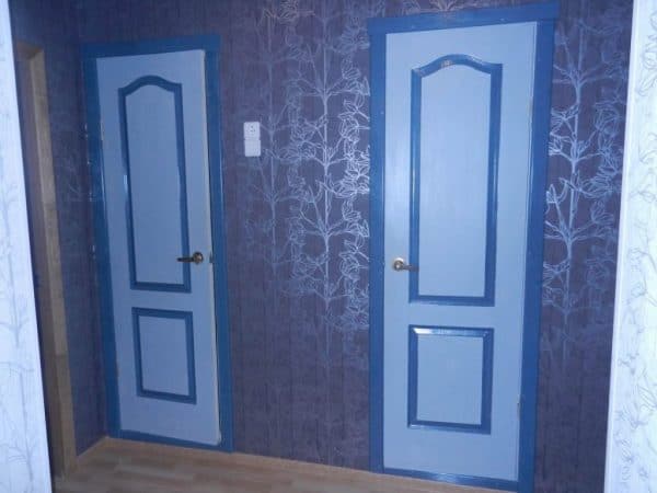 Painting doors with different colors