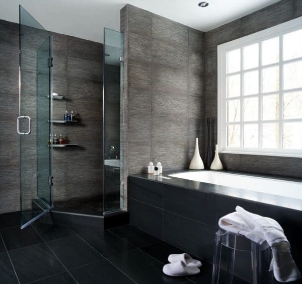 austere soothing bathroom finish