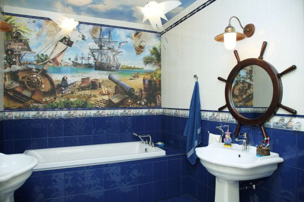 Morski stil u kupaonici