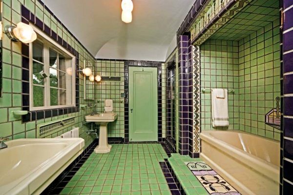 Badezimmer im Art-Deco-Stil