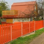 Orange staket