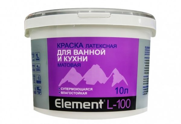 Latex Element L-100 for bathroom and kitchen