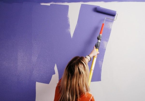 Uneven wall painting