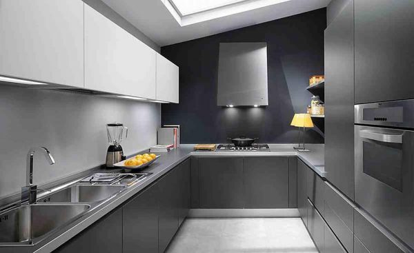 Colore grigio in cucina