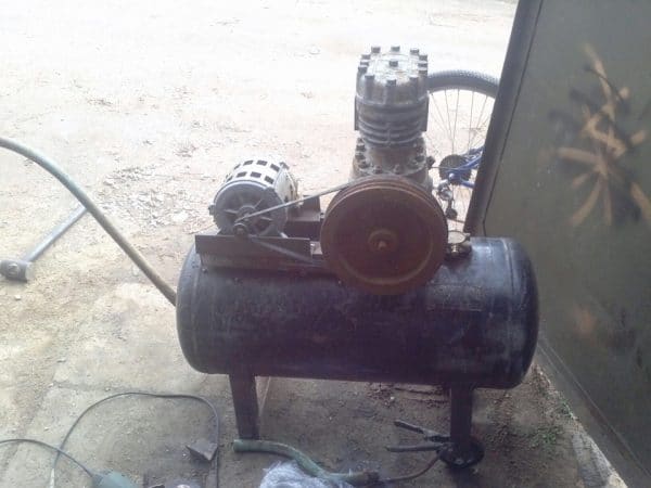 An old compressor can be purchased for a small amount of work