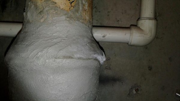Sewer pipe cement