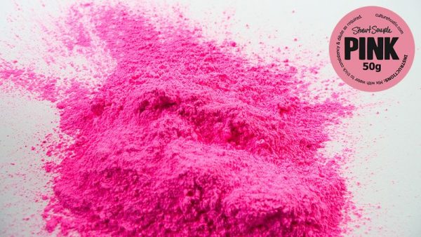 Růžové růžové barvivo navržené Stuartem Sampleem