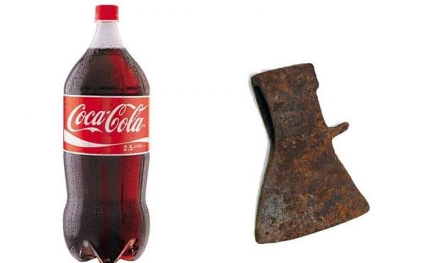 Coca-Cola i capçal de destral