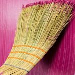 Painting with a broom