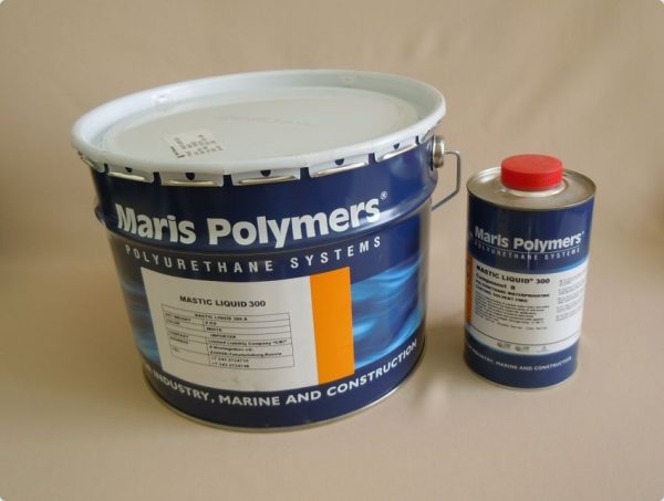 Dua-komponen polyurethane mastic