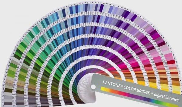 Pantone color palette